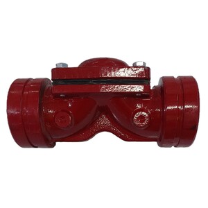 80mm (3") Valve with Groove & Threaded Ends - Air Actuated (Normally Open) Shutoff Valve