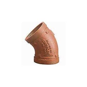 100mm Elbow Grooved 45d - Cast Iron