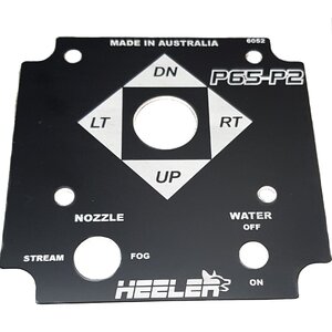 Control System - Faceplate P65-P2 Heeler Water Canon